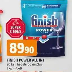 Terno Finish power all in1 20 ks kapsle do myčky nabídka