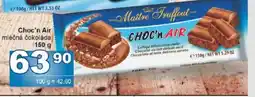 Jip Choc'n Air mléčná čokoláda nabídka