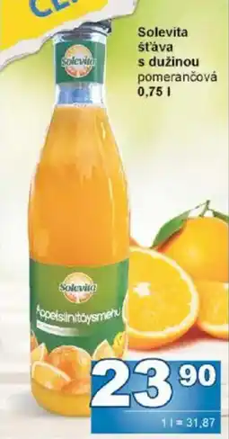 Jip Solevita šťáva s dužinou pomerančová nabídka