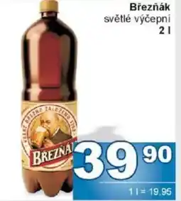Jip Březňák světlé výčepní nabídka