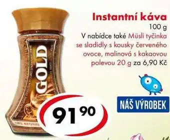CBA Instantní káva, 100 g nabídka