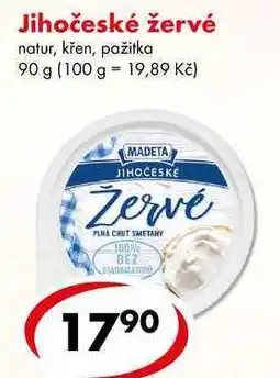 CBA Jihočeské žervé, 90 g nabídka
