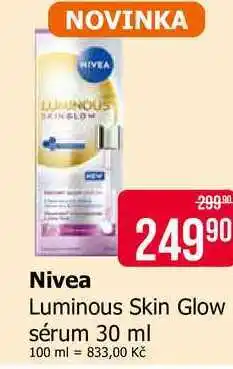 Teta Nivea Luminous Skin Glow sérum 30 ml nabídka