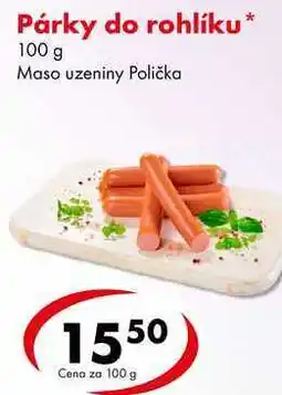 CBA Párky do rohlíku, 100 g nabídka