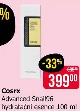 Teta Cosrx Advanced Snail96 hydratační esence 100 ml nabídka