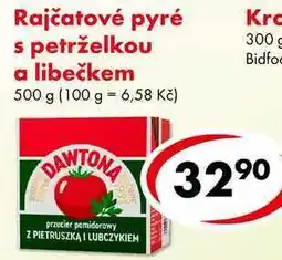 CBA Rajčatové pyré s petrželkou a libečkem, 500 g nabídka