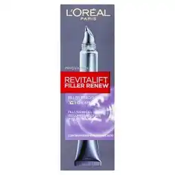 Teta L'Oréal Paris Revitalift Filler [HA] oční krém proti vráskám 15ml nabídka