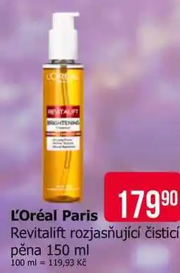 Teta L'Oréal Paris Revitalift rozjasňující čisticí pěna 150 ml nabídka