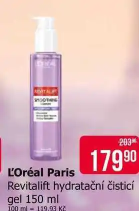 Teta L'Oréal Paris Revitalift hydratační čisticí gel 150 ml nabídka