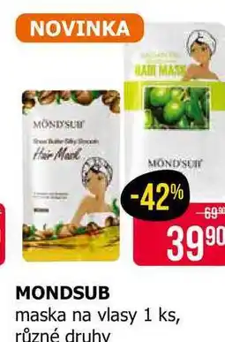 Teta MONDSUB maska na vlasy 1 ks, různé druhy nabídka