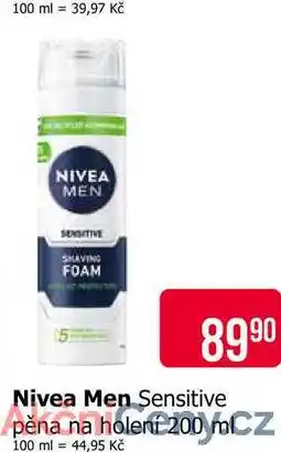 Teta Nivea Men Sensitive pěna na holení 200 ml nabídka