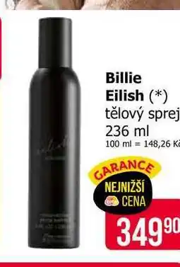 Teta Billie Eilish tělový sprej 236 ml nabídka