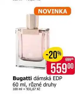 Teta Bugatti dámská EDP 60 ml, různé druhy nabídka