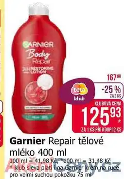 Teta Garnier krém na pro velmi suchou pokožku 75 ml nabídka