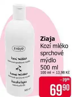 Teta Ziaja Kozí mléko sprchové mýdlo 500 ml nabídka