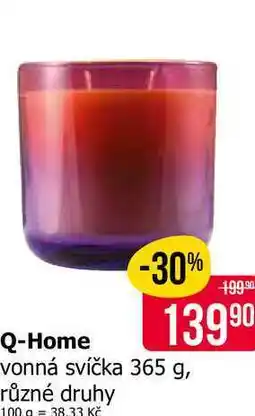Teta Q-Home vonná svíčka 365 g nabídka