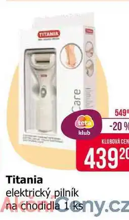 Teta Titania elektrický pilník na chodidla nabídka