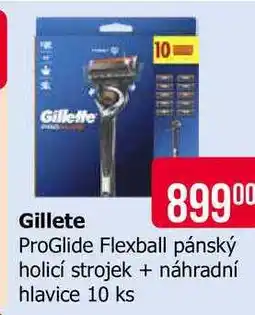 Teta Gillette ProGlide Flexball pánský holicí strojek + náhradní hlavice 10 ks nabídka