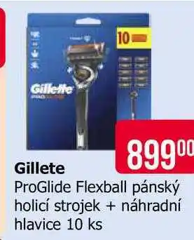 Teta Gillette ProGlide Flexball pánský holicí strojek + náhradní hlavice 10 ks nabídka