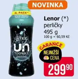 Teta Lenor Unstoppables Vonné Perličky 495g, vybrané druhy nabídka