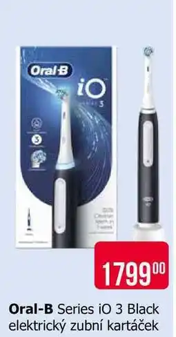 Teta Oral-B Series iO 3 Black elektrický zubní kartáček nabídka