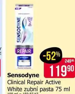 Teta Sensodyne Clinical Repair Active White zubní pasta 75 ml nabídka