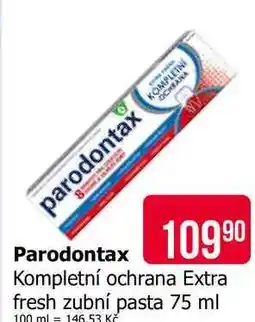 Teta Parodontax Kompletní ochrana Extra fresh zubní pasta 75 ml nabídka
