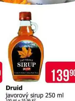 Teta Druid javorový sirup 250 ml nabídka