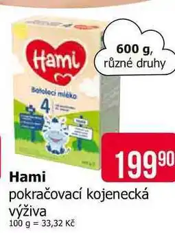 Teta Hami pokračovací kojenecká výživa 2x300g nabídka