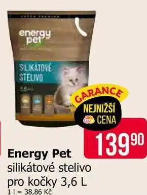 Teta Energy Pet silikátové stelivo pro kočky 3,6 L nabídka