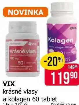 Teta VIX Kolagen krásné vlasy a kolagen 60 tablet nabídka