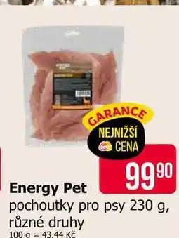 Teta Energy Pet pochoutky pro psy 230 g, různé druhy nabídka