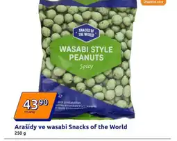 Action Arašídy ve wasabi Snacks of the World nabídka