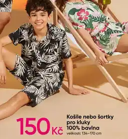 Pepco Košile nebo šortky pro kluky 100% bavlna nabídka