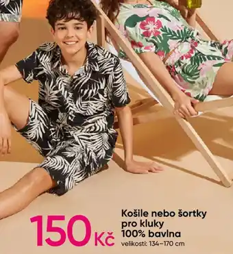 Pepco Košile nebo šortky pro kluky 100% bavlna nabídka