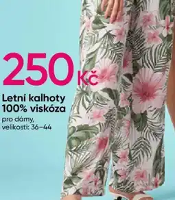 Pepco Letní kalhoty 100% viskóza nabídka