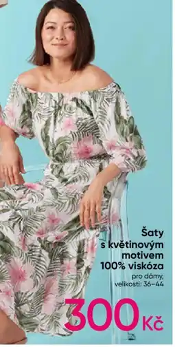 Pepco Šaty s květinovým motivem 100% viskóza nabídka