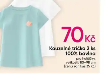Pepco Kouzelné tričko 2 ks 100% bavlna nabídka