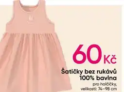 Pepco Šatičky bez rukávů 100% bavlna nabídka
