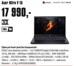 COMFOR Acer Nitro V 15 nabídka