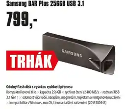 COMFOR Samsung BAR Plus 256GB USB 3.1 nabídka