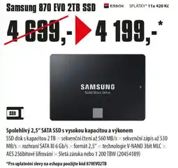COMFOR Samsung 870 EVO 2TB SSD nabídka