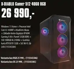 COMFOR X-DIABLO Gamer 512 4060 RGB nabídka