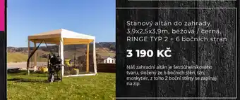 Kondela Stanový altán do zahrady nabídka