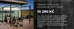 Kondela Pergola, hliník grafit / smetanová, PEPY BASIC nabídka