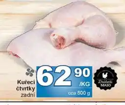 Jip Kuřecí čtvrtky zadní nabídka
