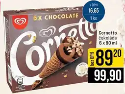 Jip Cornetto čokoláda 6 x 90 ml nabídka