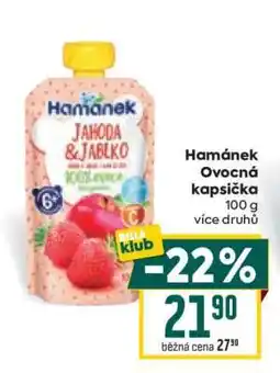 Billa Hamánek ovocná kapsička nabídka