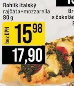 Jip Rohlik italský rajčata+mozzarella nabídka