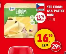Penny Market SÝR EIDAM 45% PLÁTKY BONI nabídka